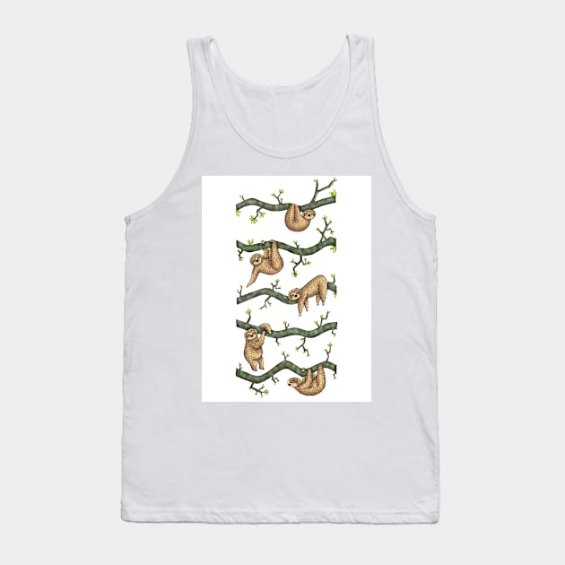 Sloths Tank Top by hxrtsy